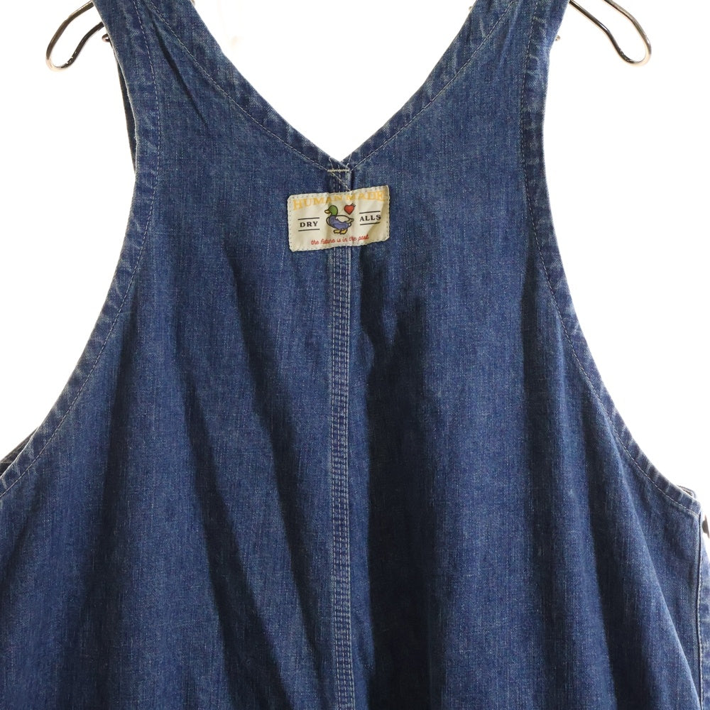 HUMAN MADE(ヒューマンメイド) DENIM OVERALLS デニムオーバーオール つなぎ インディゴ
