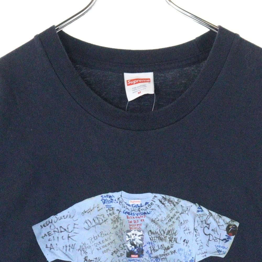 SUPREME(シュプリーム) 24AW 30th Anniversary Tee 30周年記念 アニバーサリー 半袖Tシャツ ネイビー