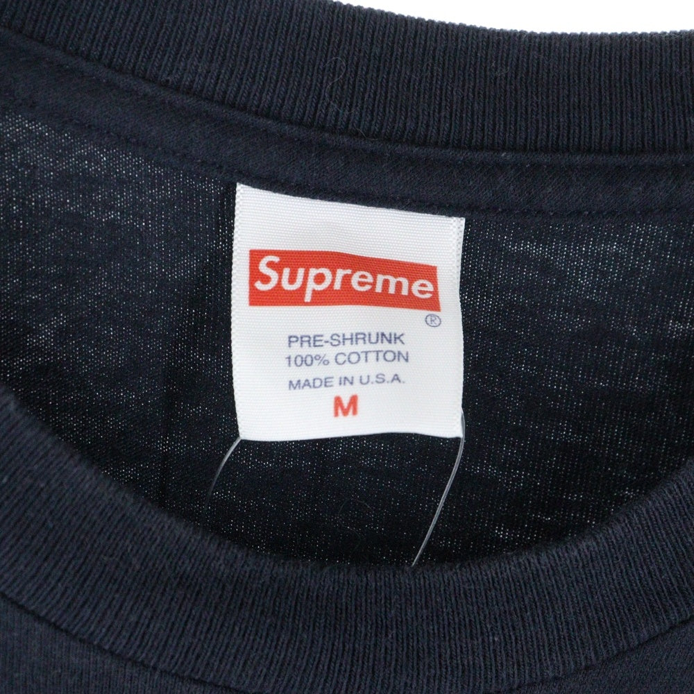 SUPREME(シュプリーム) 24AW 30th Anniversary Tee 30周年記念 アニバーサリー 半袖Tシャツ ネイビー
