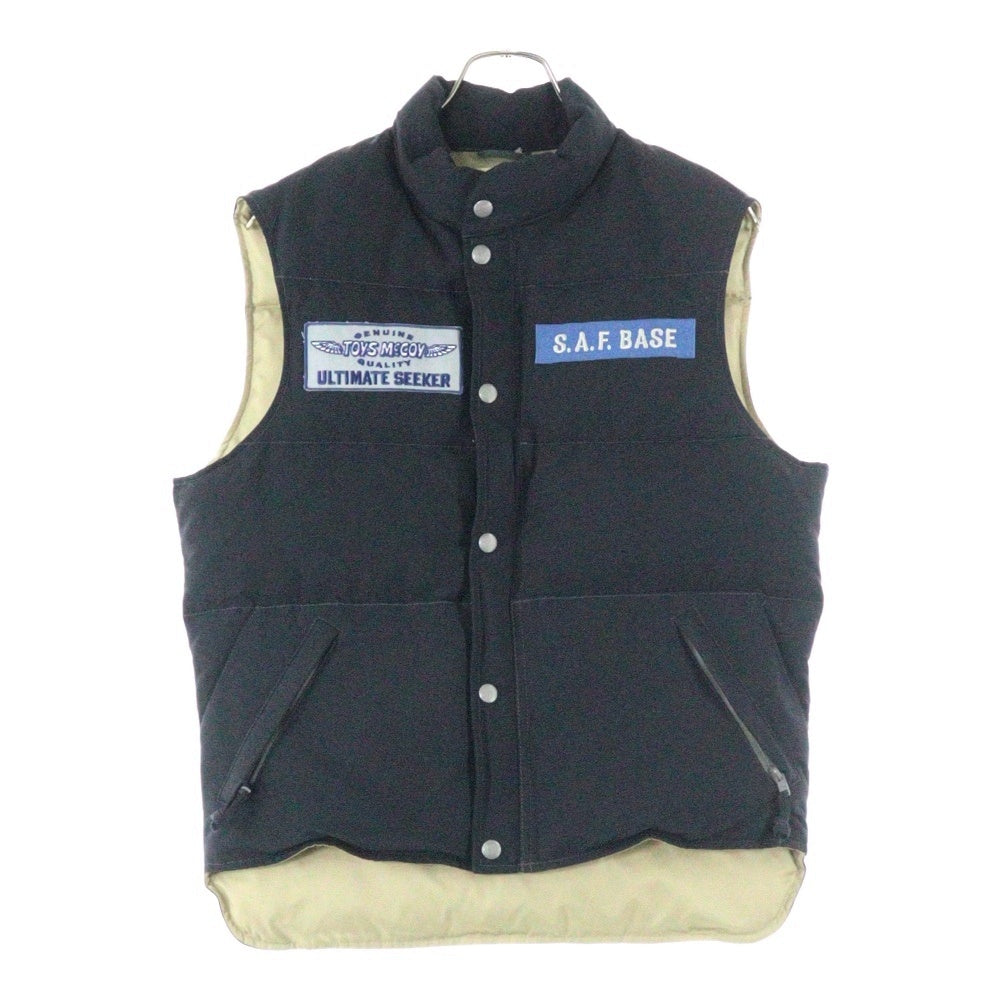 TOYS McCOY(トイズマッコイ) S.A.F.BASE STORE EXCLUSIVE DOWN VEST ダウンベスト ネイビー