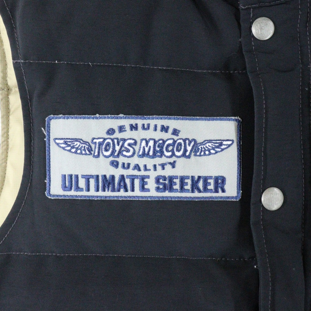 TOYS McCOY(トイズマッコイ) S.A.F.BASE STORE EXCLUSIVE DOWN VEST ダウンベスト ネイビー