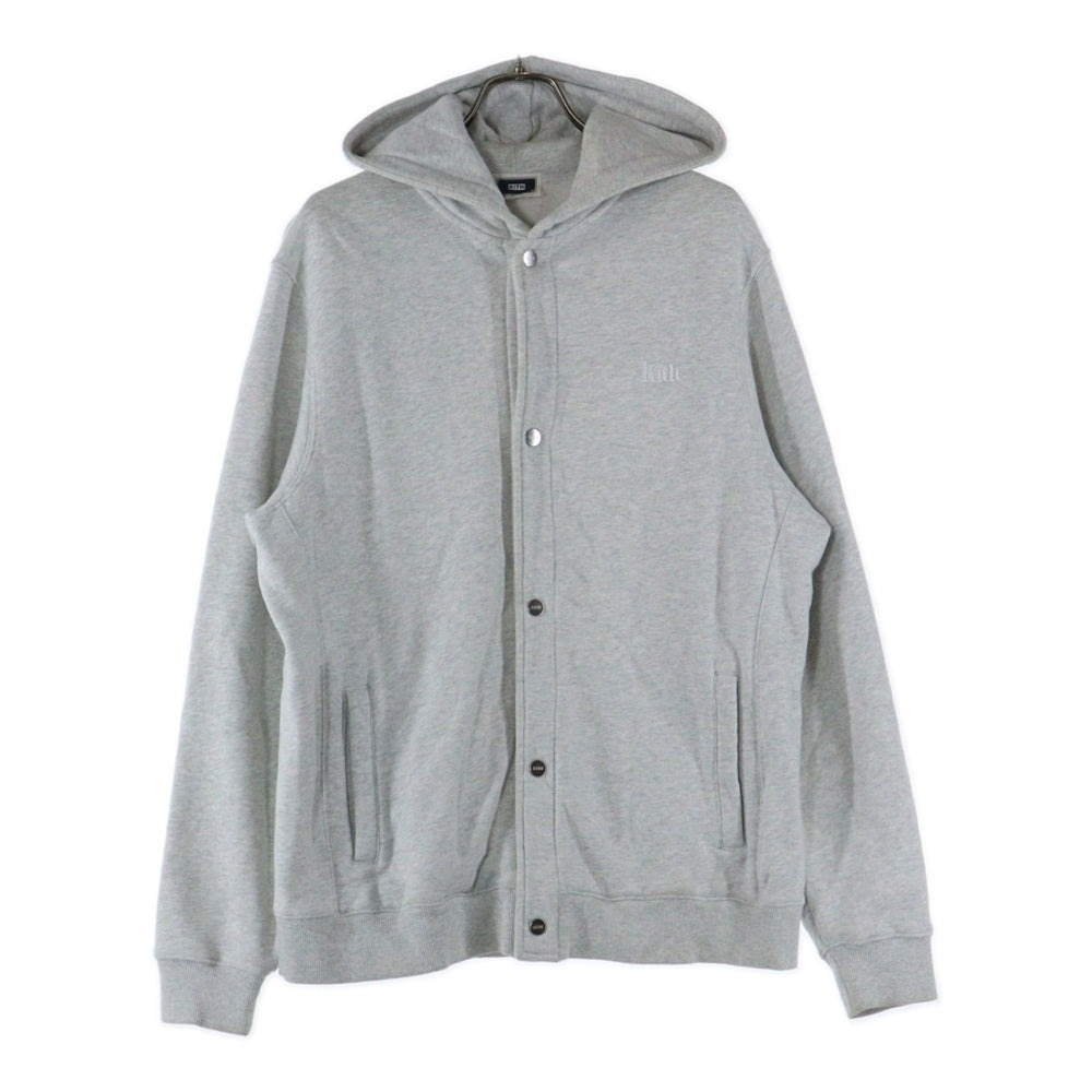 KITH(キス) 24SS Williams VI Hoodie ウィリアムズVI ボタンアップ スウェットパーカー フーディー