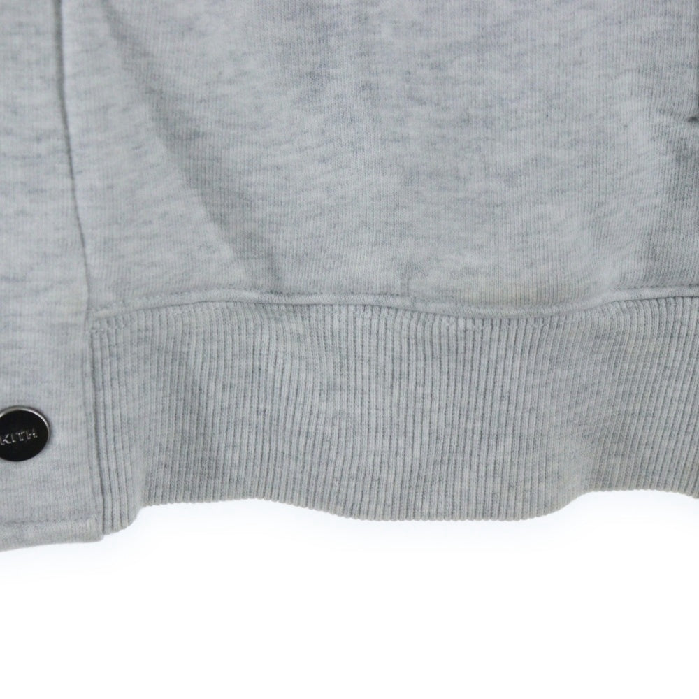 KITH(キス) 24SS Williams VI Hoodie ウィリアムズVI ボタンアップ スウェットパーカー フーディー