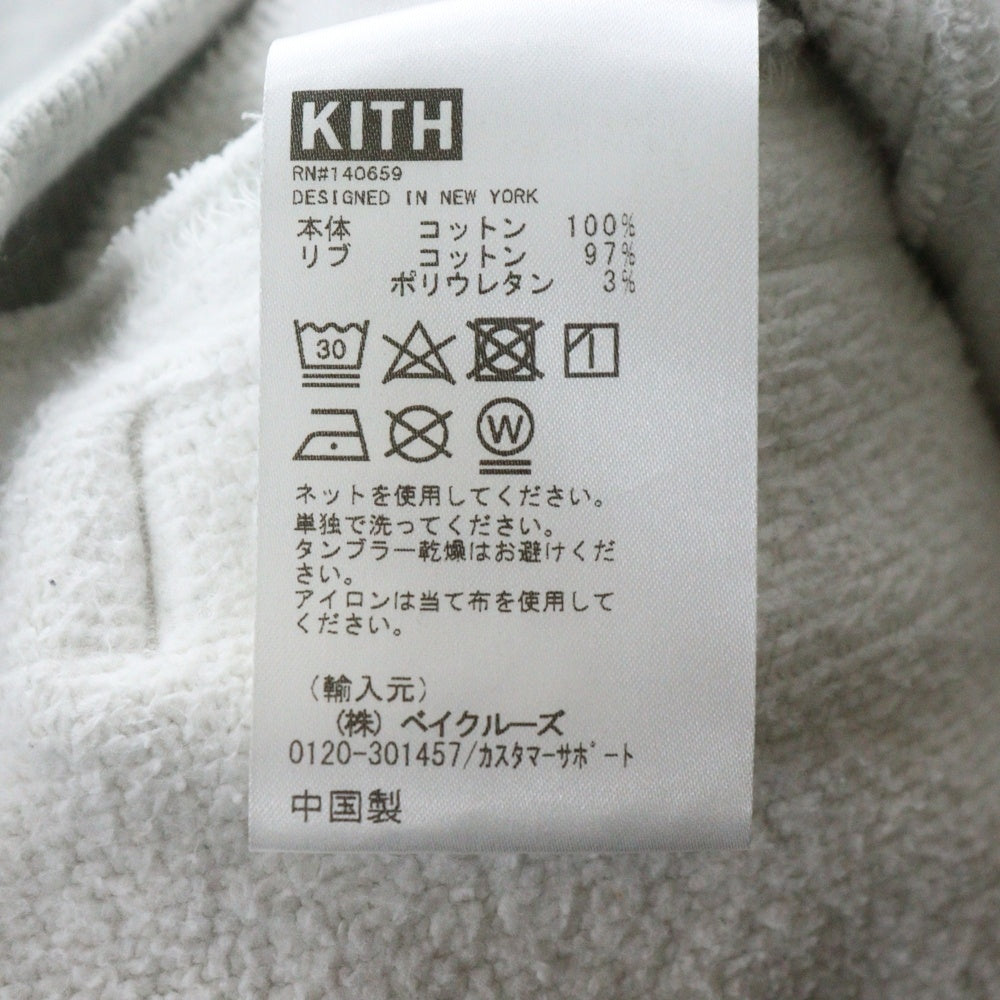 KITH(キス) 24SS Williams VI Hoodie ウィリアムズVI ボタンアップ スウェットパーカー フーディー