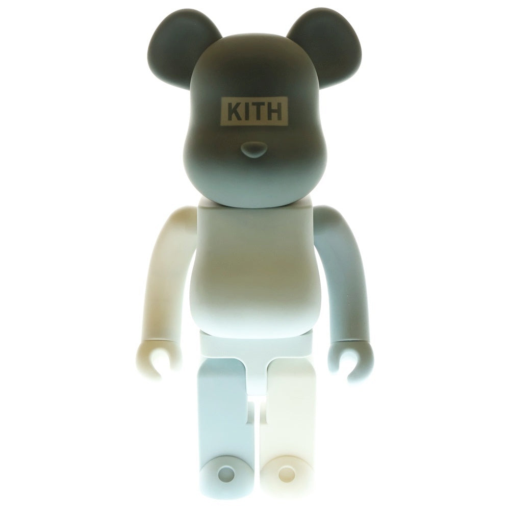BE@RBRICK(ベアブリック) 23SS KITH Flock Style 1000% キス フロック スタイル フィギュア 人形 グレー
