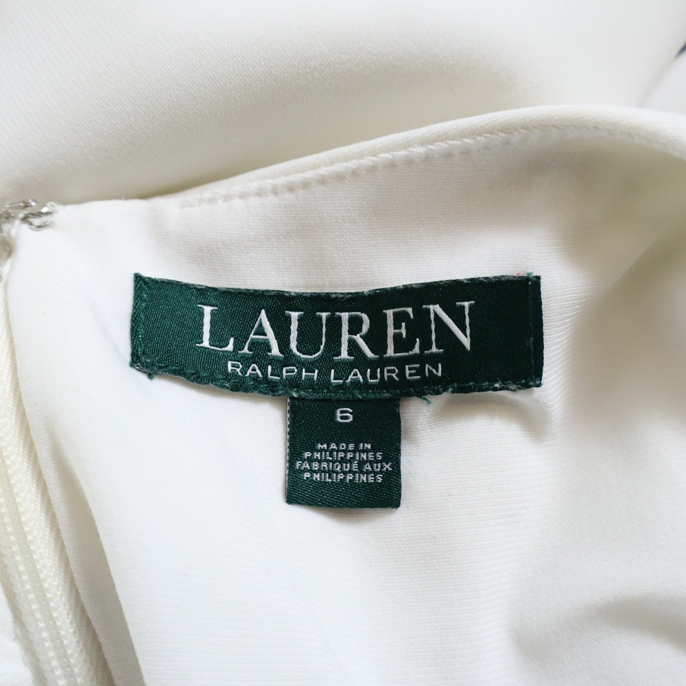 LAUREN RALPH LAUREN(ローレンラルフローレン) One Peace Dress ワンピース レディース ホワイト