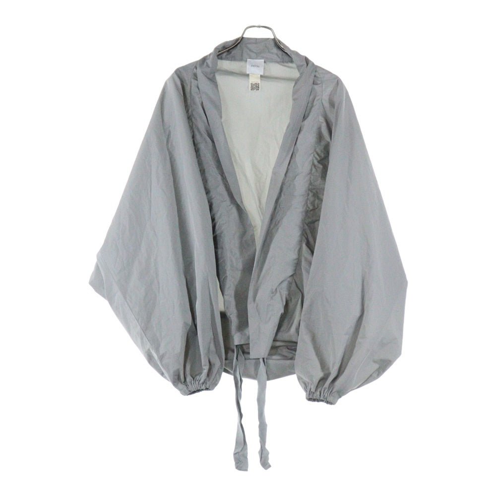 PATOU(パトゥー) Grosgrain Puff Sleeve Top 長袖トップス グレー レディース TO0170011910A