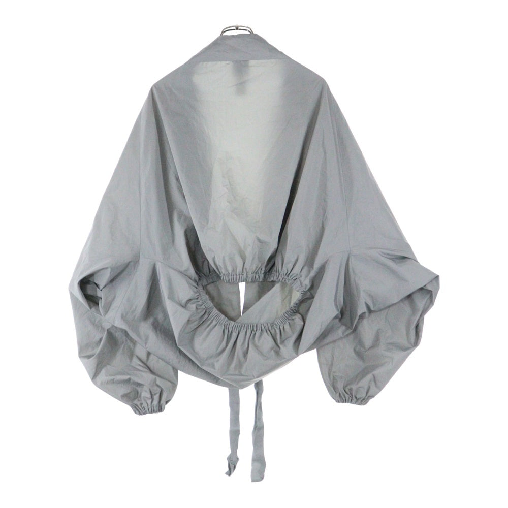 PATOU(パトゥー) Grosgrain Puff Sleeve Top 長袖トップス グレー レディース TO0170011910A