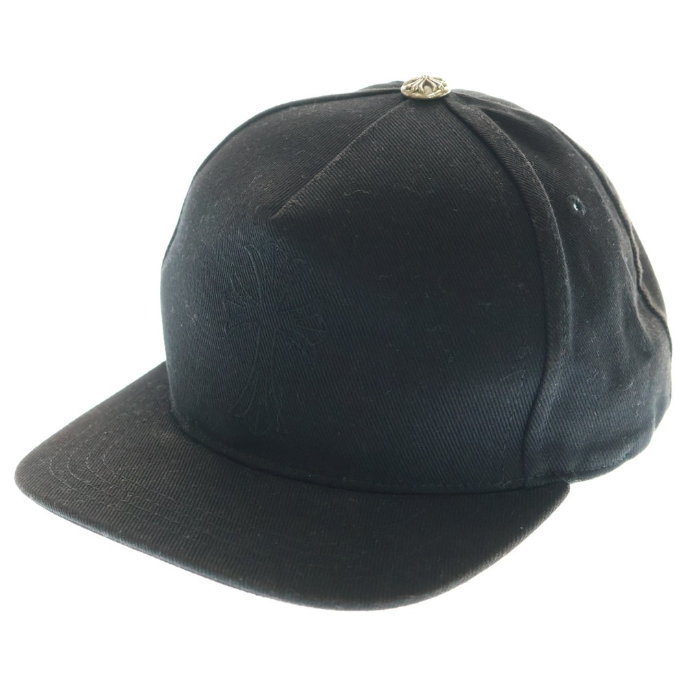 CHROME HEARTS(クロムハーツ) TRUCKER CAP デニムトラッカー CHクロス刺繍キャップ 帽子 ブラック