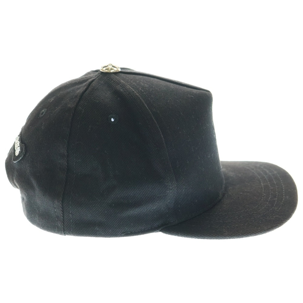 CHROME HEARTS(クロムハーツ) TRUCKER CAP デニムトラッカー CHクロス刺繍キャップ 帽子 ブラック