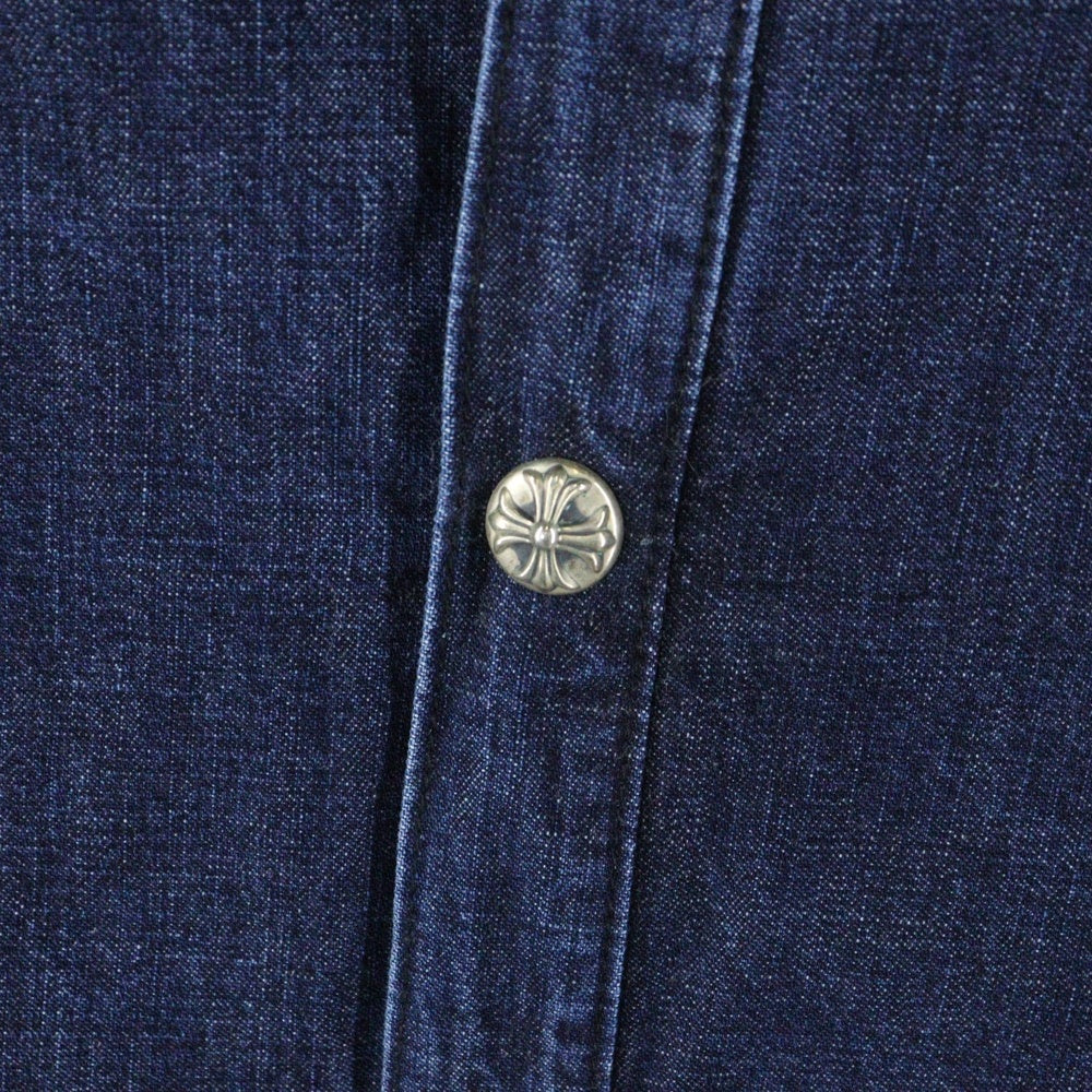 CHROME HEARTS(クロムハーツ) WORKN GRADE WSH DNM 裏地キルティング アームロゴ デニムジャケット インディゴ