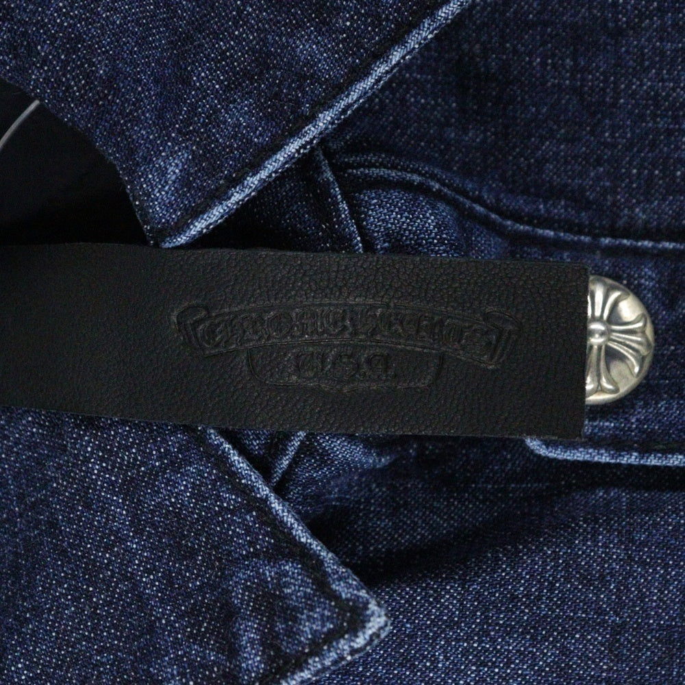 CHROME HEARTS(クロムハーツ) WORKN GRADE WSH DNM 裏地キルティング アームロゴ デニムジャケット インディゴ