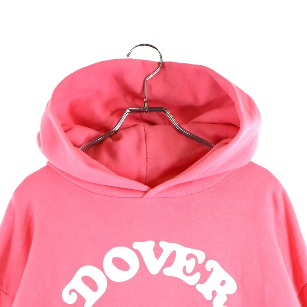 VERDY(ベルディ) 21AW ×DOVER STREET MARKET LA ドーバーストリートマーケットロサンゼルス ロゴプリント プルオーバースウェットパーカー ピンク