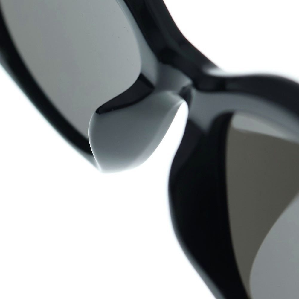 BALENCIAGA(バレンシアガ) Bossy Round Af Sunglasses ラインストーン装飾 ラウンドシェイプサングラス 眼鏡 アイウェア ブラック BB0324SK