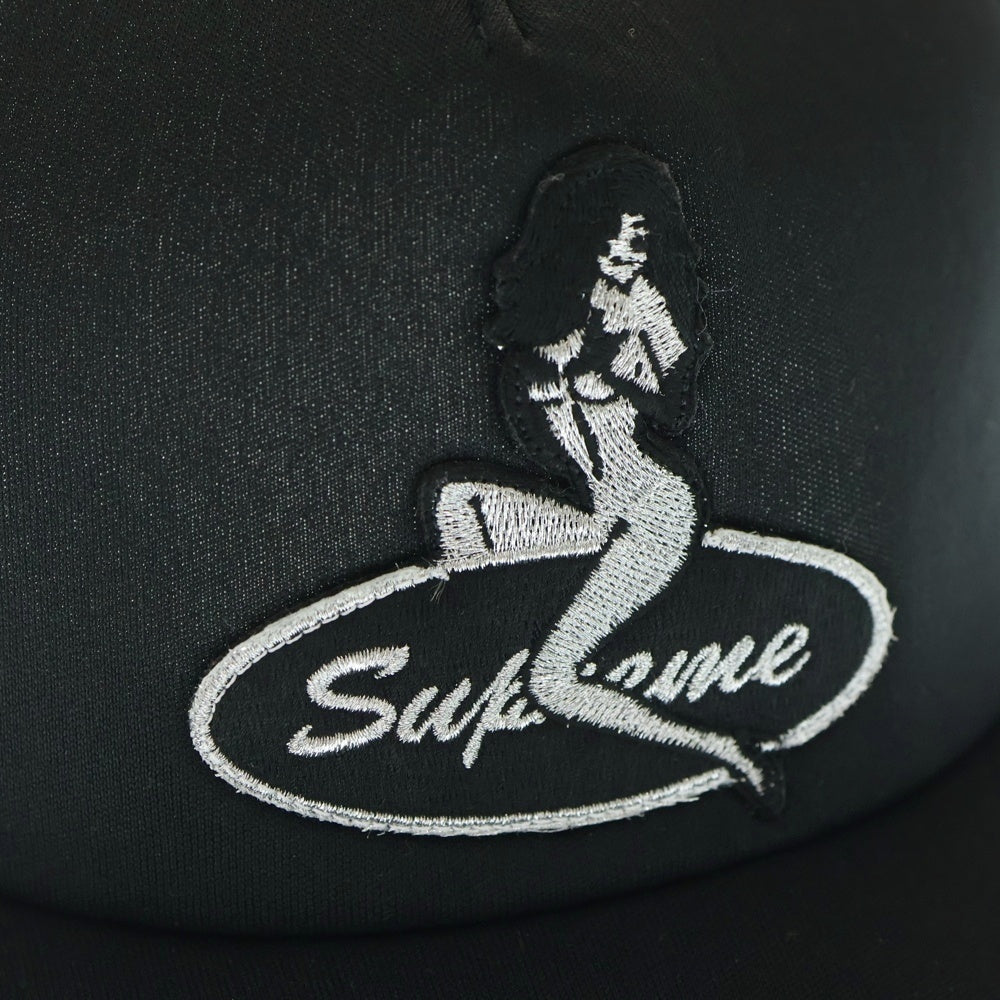 SUPREME(シュプリーム) 25AW Pinup Mesh Back 5-Panel ピンアップ 5パネルメッシュキャップ 帽子 ブラック
