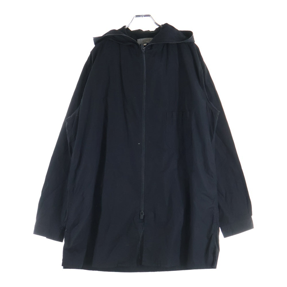Yohji Yamamoto(ヨウジヤマモト) ×内田すずめコラボ 拒食と自爆 ジップアップパーカー フーディ ブラック HD-B64-501