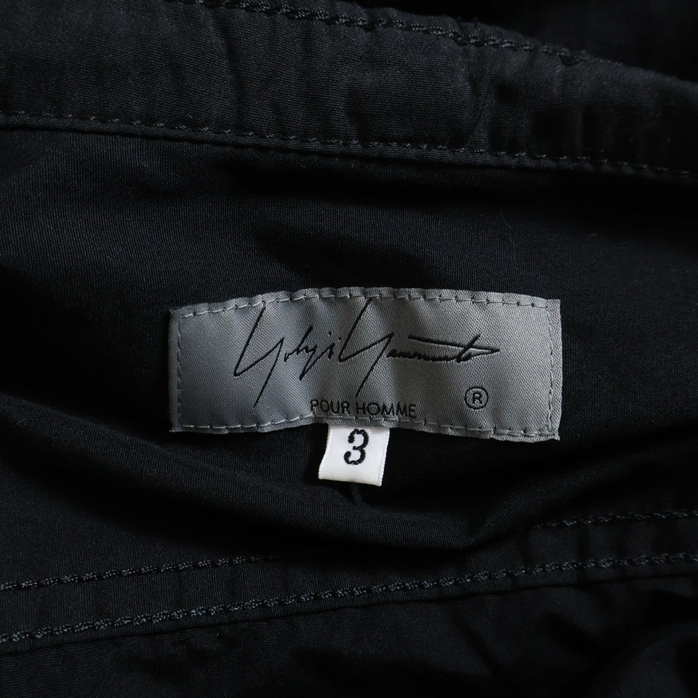 Yohji Yamamoto(ヨウジヤマモト) ×内田すずめコラボ 拒食と自爆 ジップアップパーカー フーディ ブラック HD-B64-501