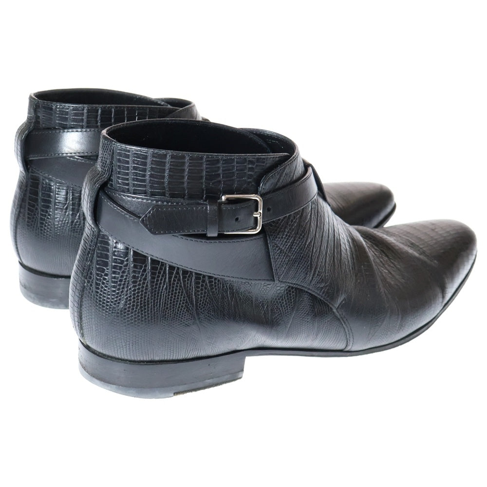 SAINT LAURENT PARIS(サンローランパリ) レザージョッパーブーツ ショートブーツ ブラック