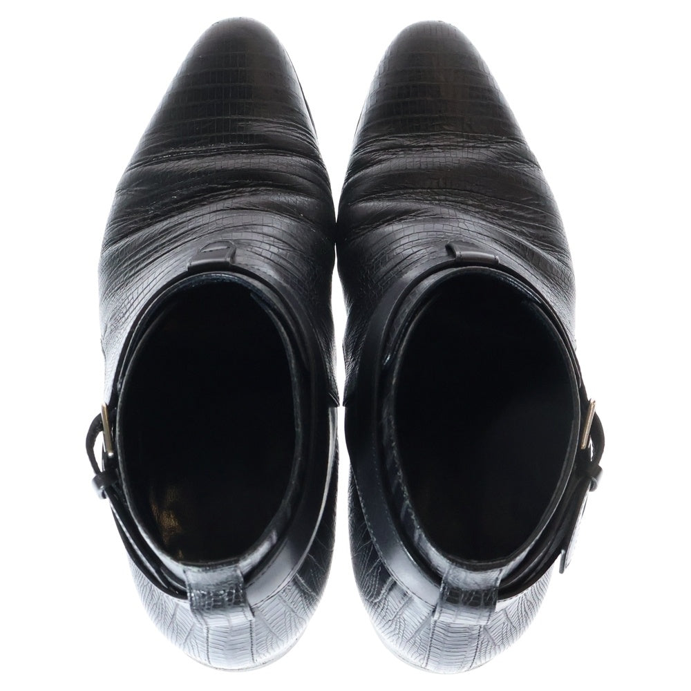 SAINT LAURENT PARIS(サンローランパリ) レザージョッパーブーツ ショートブーツ ブラック