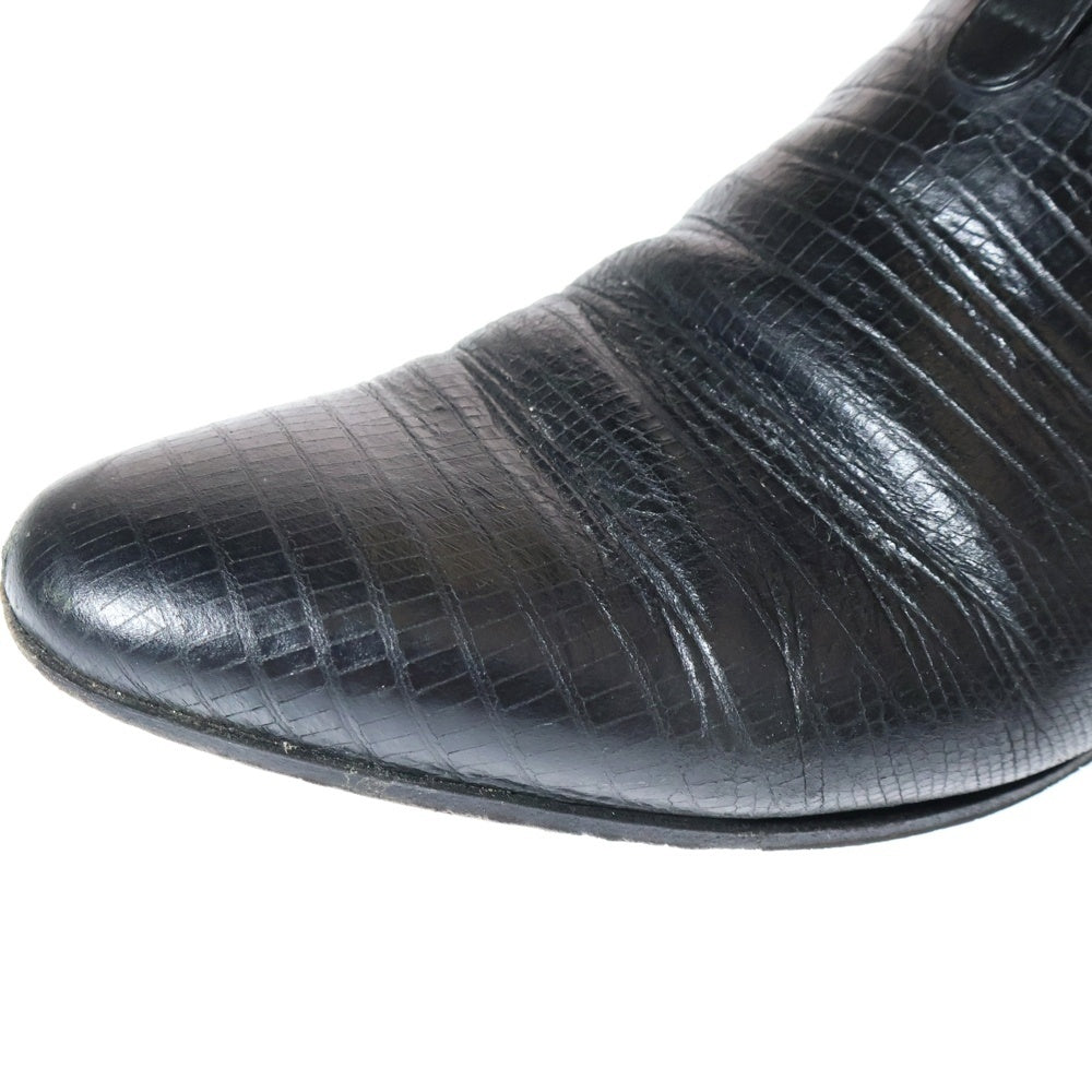 SAINT LAURENT PARIS(サンローランパリ) レザージョッパーブーツ ショートブーツ ブラック