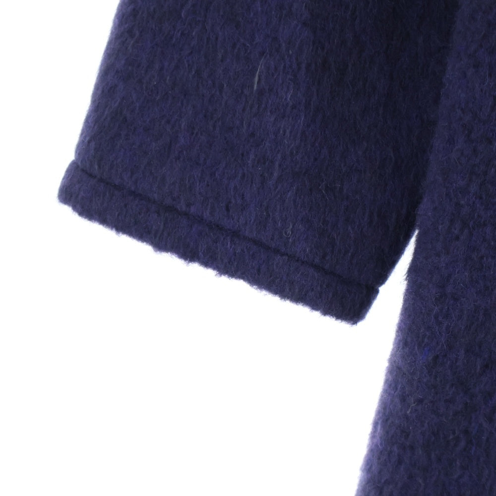 Ground Y(グラウンドワイ) BEAVER DRAPING CARDIGAN オーバーサイズ ロングウールカーディガン パープル GJ-D02-106