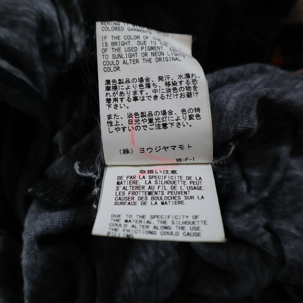 BLACK Scandal Yohji Yamamoto(ブラックスキャンダルヨウジヤマモト) 19SS 色女 フロント プリント オーバーサイズ半袖Tシャツ マルチ HH-T39-272