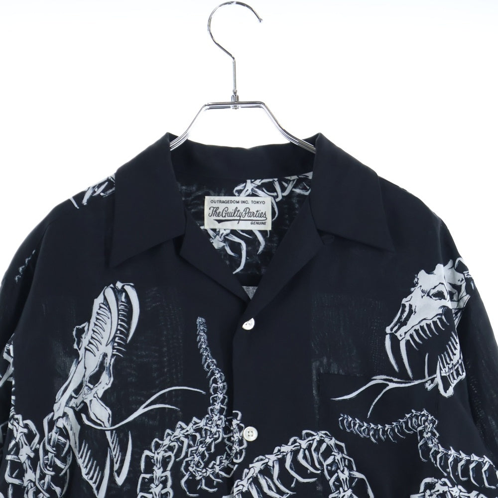 WACKO MARIA(ワコマリア) 20AW HAWAIIAN SHIRT ハワイアン長袖シャツ ブラック