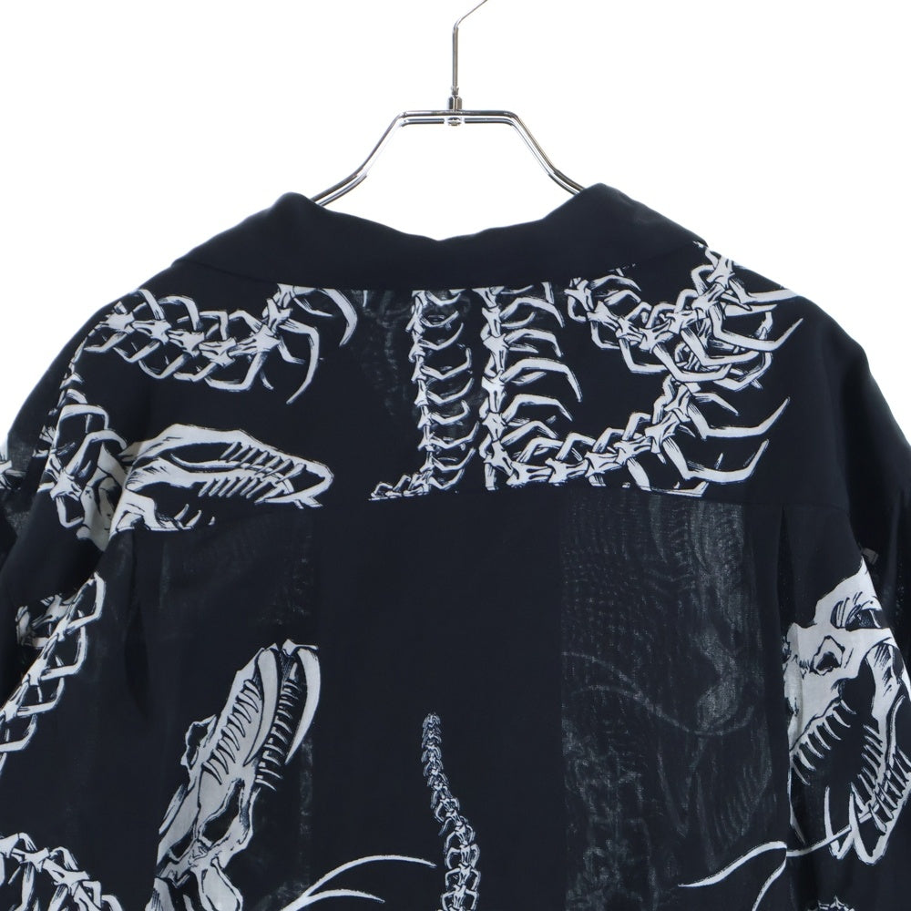 WACKO MARIA(ワコマリア) 20AW HAWAIIAN SHIRT ハワイアン長袖シャツ ブラック