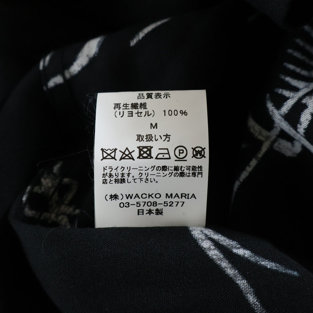 WACKO MARIA(ワコマリア) 20AW HAWAIIAN SHIRT ハワイアン長袖シャツ ブラック
