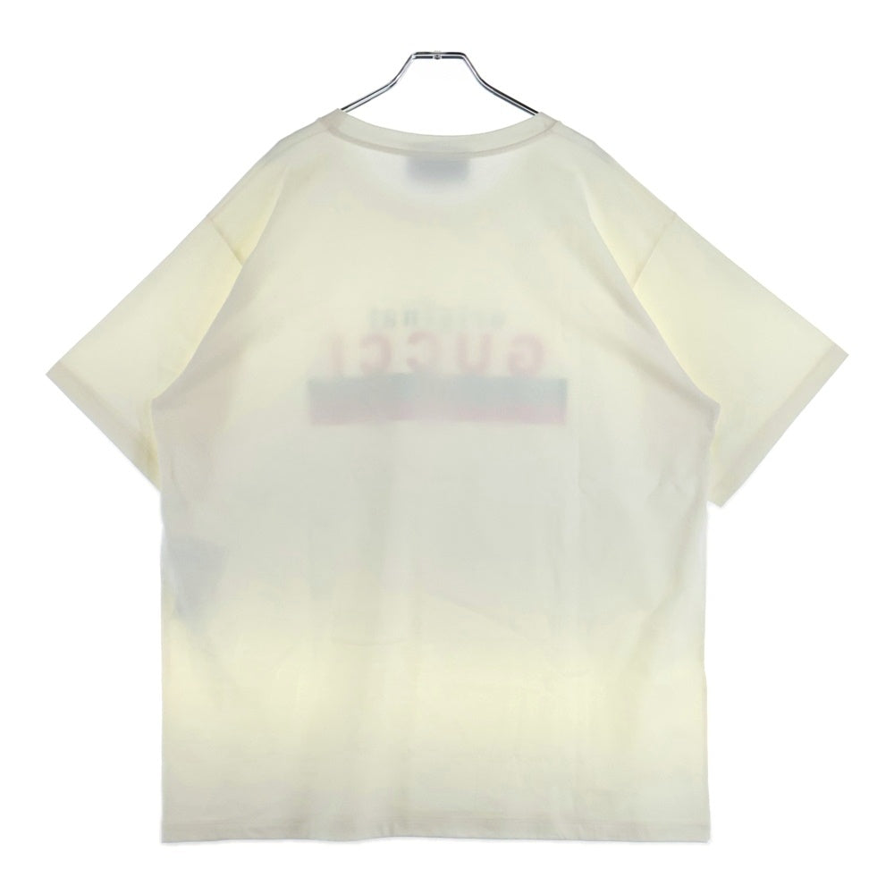 GUCCI(グッチ) 20SS Original Gucci Print Oversize Tee 半袖Tシャツ ホワイト 616036 XJCOQ