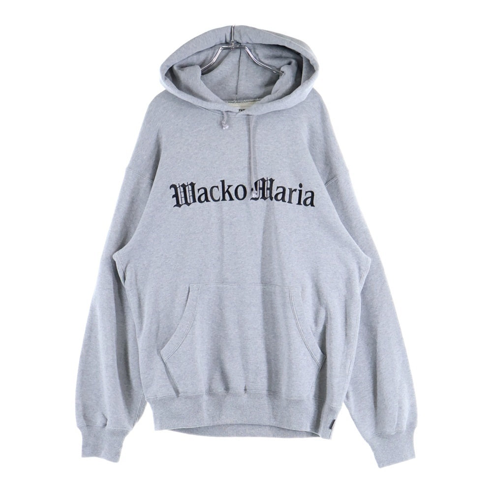 WACKO MARIA(ワコマリア) 23SS MIDDLE WEIGHT PULL OVER HOODED SWEAT SHIRT ミドル ウェイト プルオーバー フーデッド スウェットシャツ パーカー グレー 23SS-WMC-SS03