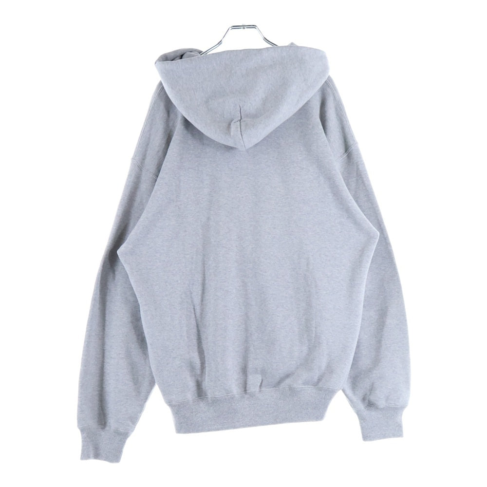 WACKO MARIA(ワコマリア) 23SS MIDDLE WEIGHT PULL OVER HOODED SWEAT SHIRT ミドル ウェイト プルオーバー フーデッド スウェットシャツ パーカー グレー 23SS-WMC-SS03