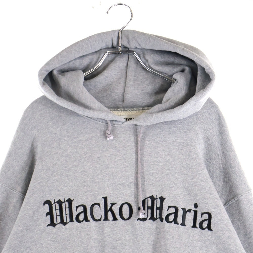 WACKO MARIA(ワコマリア) 23SS MIDDLE WEIGHT PULL OVER HOODED SWEAT SHIRT ミドル ウェイト プルオーバー フーデッド スウェットシャツ パーカー グレー 23SS-WMC-SS03