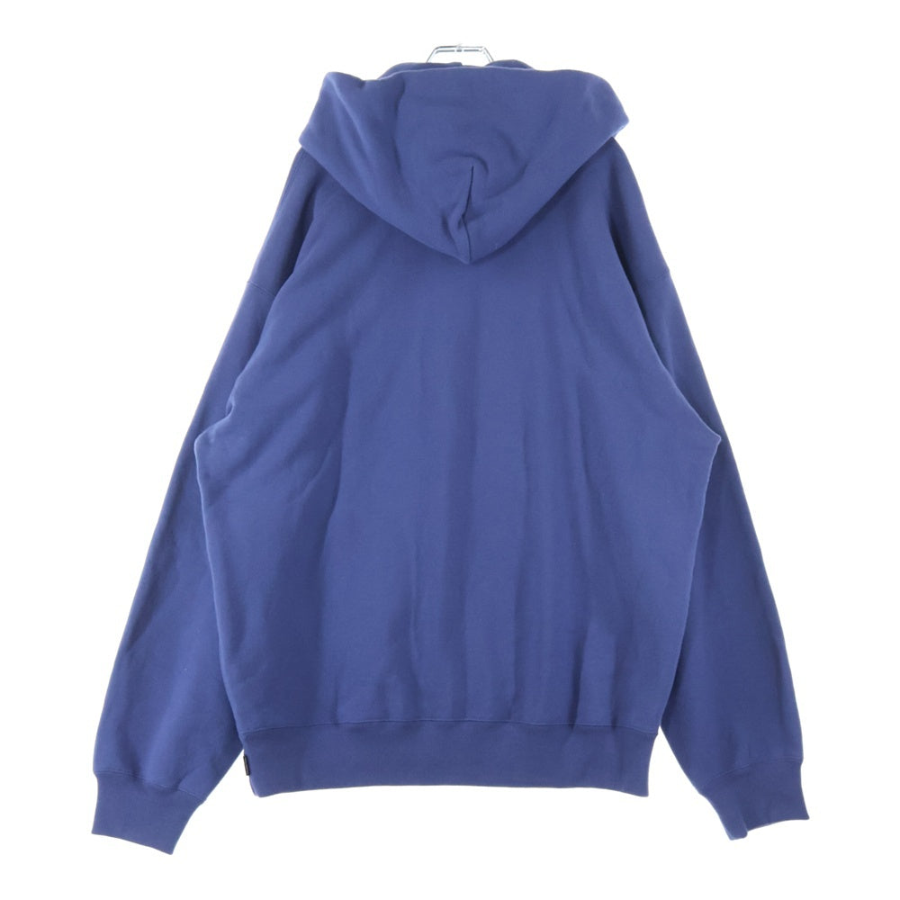 WACKO MARIA(ワコマリア) 23SS MIDDLE WEIGHT PULL OVER HOODED SWEAT SHIRT ミドル ウェイト プルオーバー フーデッド スウェットシャツ パーカー ブルー 23SS-WMC-SS03