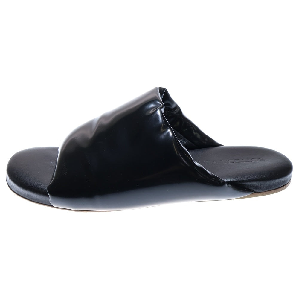 ボッテガ・ヴェネタ レザークッション ブラック BOTTEGA VENETA