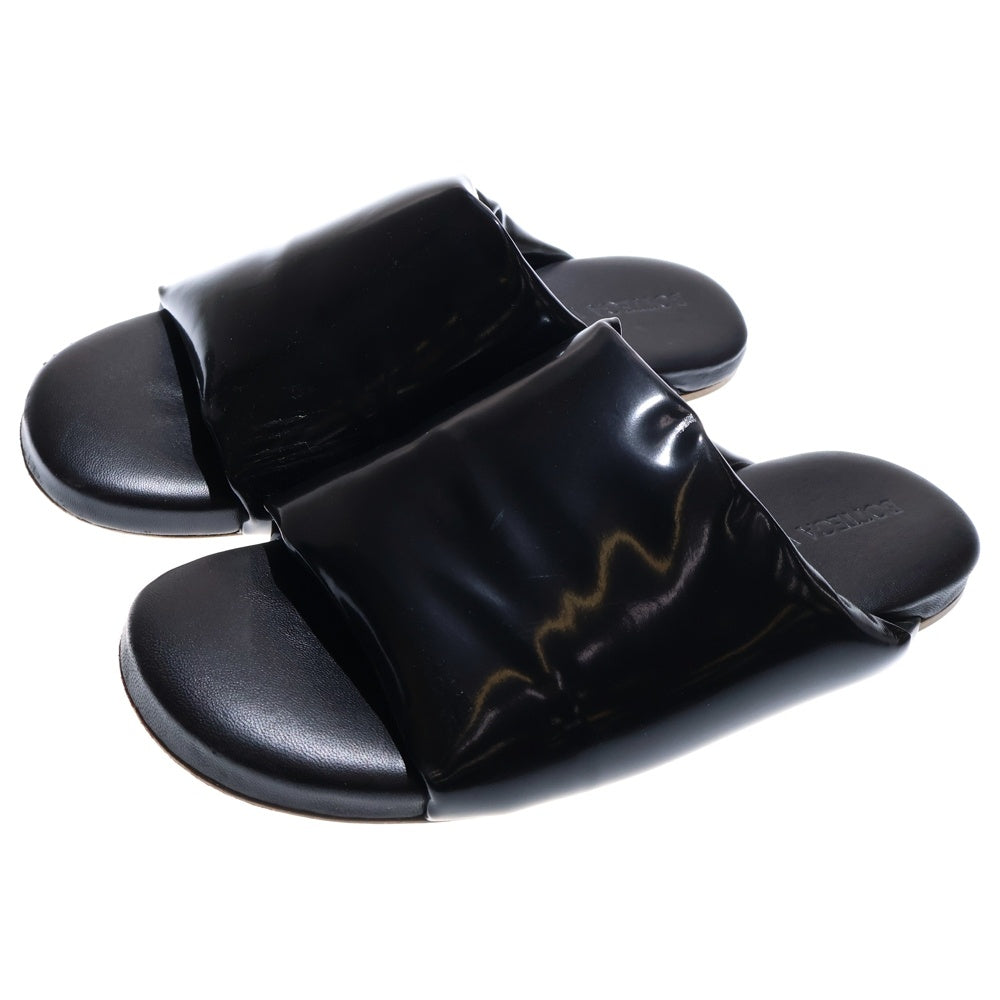 BOTTEGA VENETA(ボッテガヴェネタ) Cushion Slides レザーパテッド クッションスライド サンダル レディース ブラック