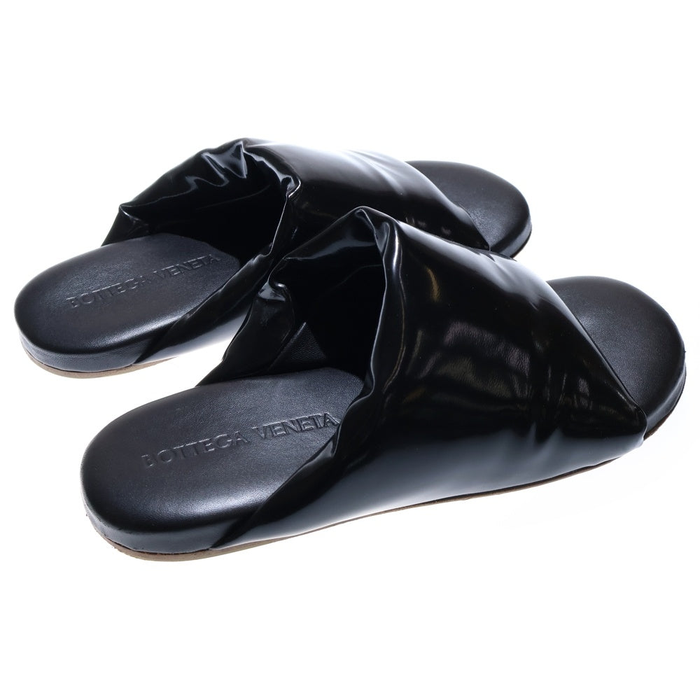 BOTTEGA VENETA(ボッテガヴェネタ) Cushion Slides レザーパテッド クッションスライド サンダル レディース ブラック