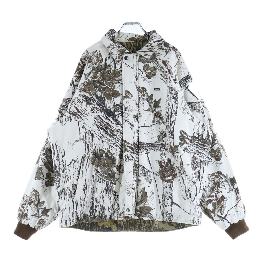 SUPREME(シュプリーム) 24SS RealTree Reversible Quilted Work Jacket リアルツリー リバーシブル キルテッドワークジャケット ブラウン/ホワイト
