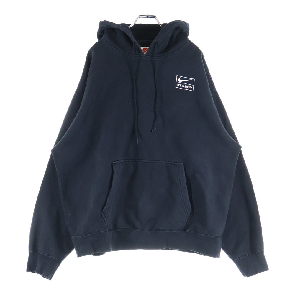 NIKE(ナイキ) ×STUSSY NRG Washed Hoodie ステューシー プルオーバースウェットパーカー フーディー ブラック DN4028-010