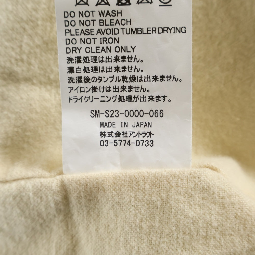 SAINT MICHAEL(セントマイケル) 23SS COACH JACKET UNKNOW ナイロンコーチジャケット ブラック SM-S23-0000-066