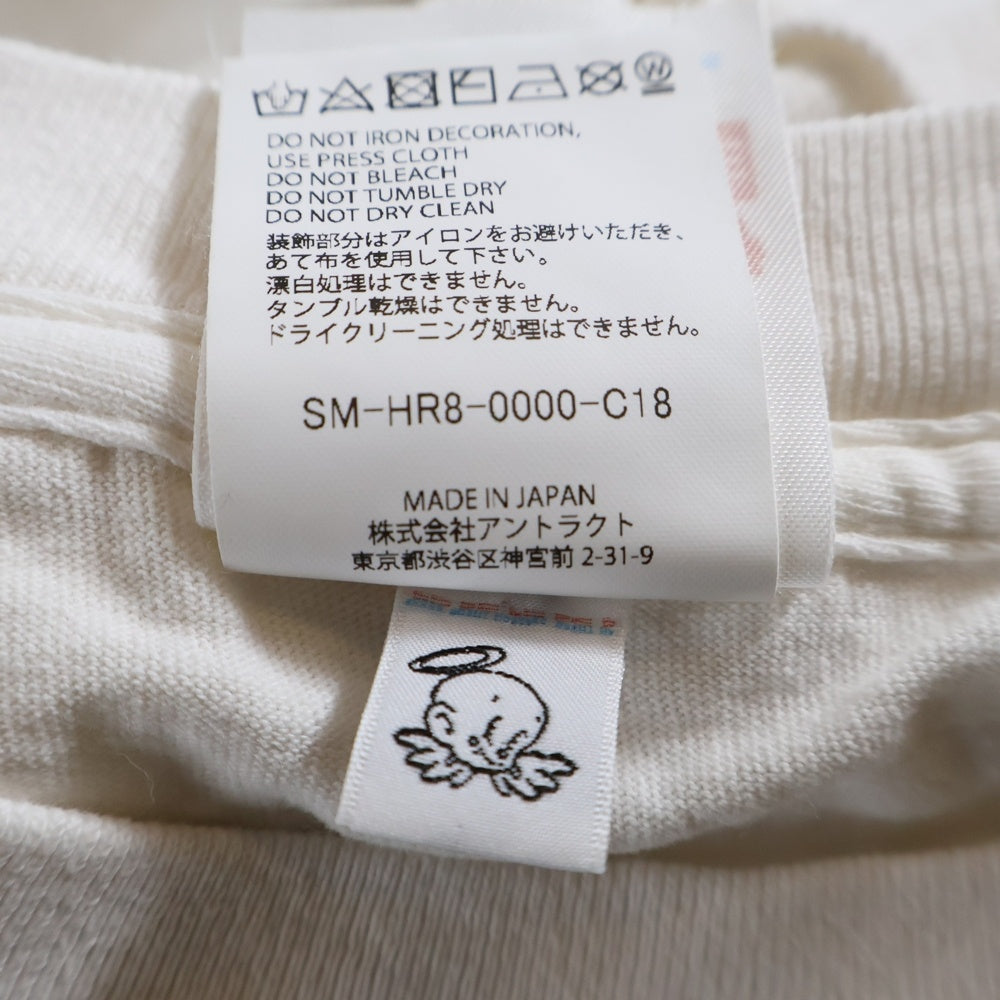 SAINT MICHAEL(セントマイケル) 25SS ×Robert Mapplethorpe MT SS TEE PICTURES ロバート メイプルソープ 半袖Tシャツ ホワイト SM-HR8-0000-C18