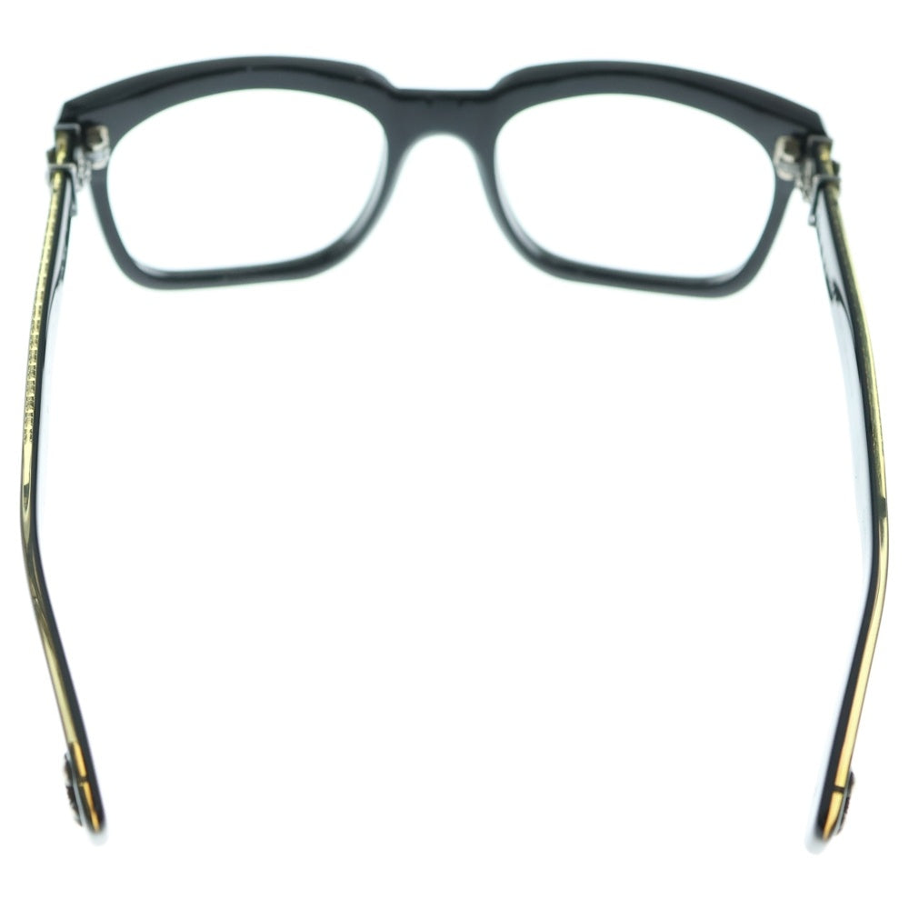 CHROME HEARTS(クロムハーツ) SEE YOU IN TEA フレアテンプル ウェリントンアイウェア 眼鏡 ブラック
