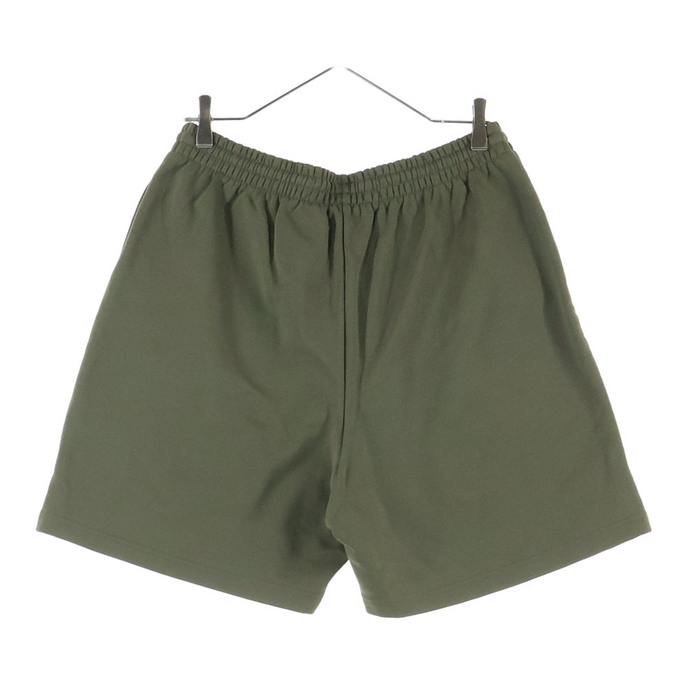 BALENCIAGA(バレンシアガ) Political Campaign Sweat Shorts キャンペーンロゴ スウェットハーフパンツ ショーツ カーキ 676137 TKVI9
