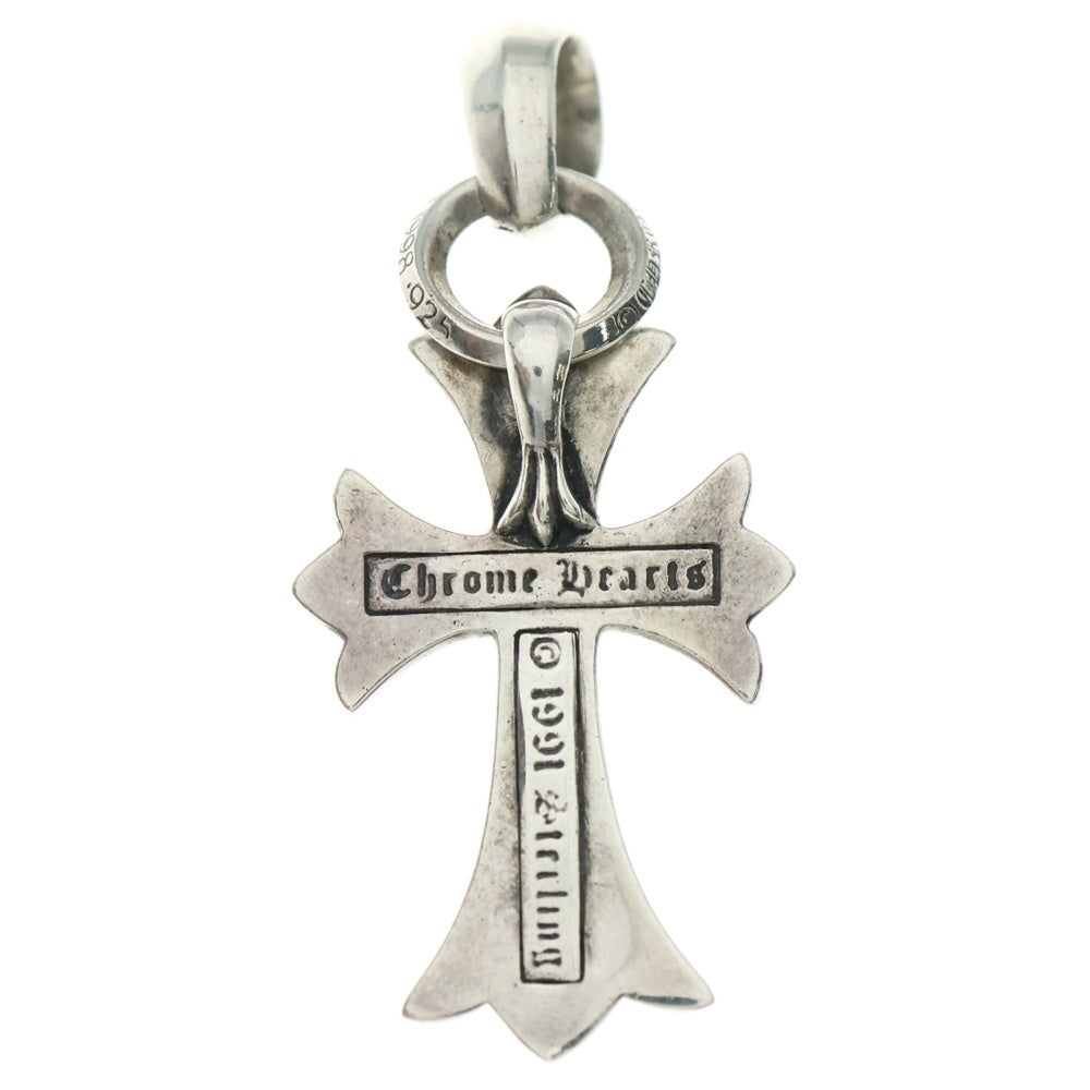 CHROME HEARTS(クロムハーツ) CH CRS SML W/BALE Wベイル スモールCHクロス ペンダントトップ シルバー BCA218