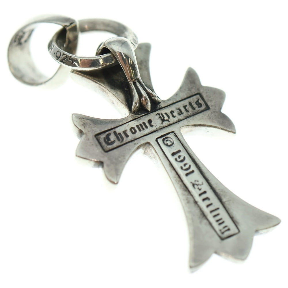 CHROME HEARTS(クロムハーツ) CH CRS SML W/BALE Wベイル スモールCHクロス ペンダントトップ シルバー BCA218