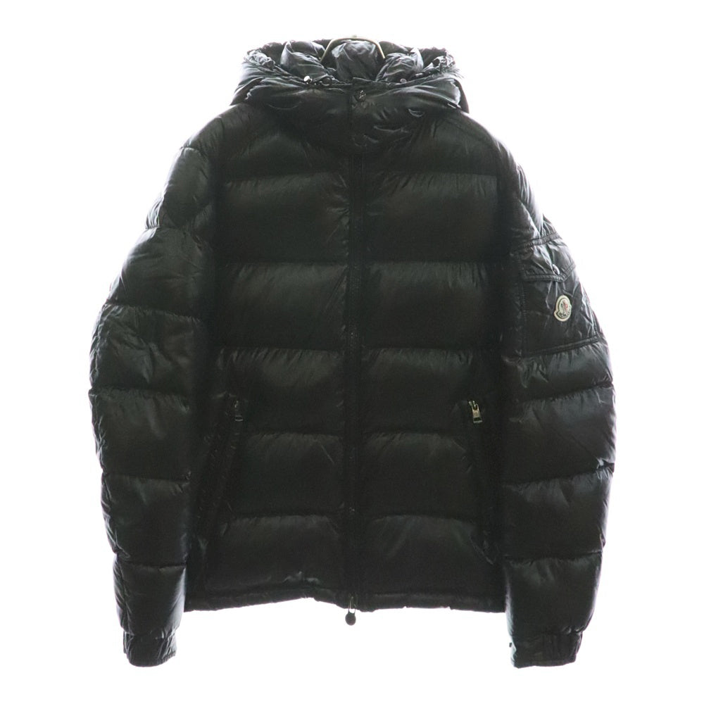 MONCLER(モンクレール) MAYA GIUBBOTTO マヤ ロゴワッペン ダウンジャケット ブラック C20914036605 68950