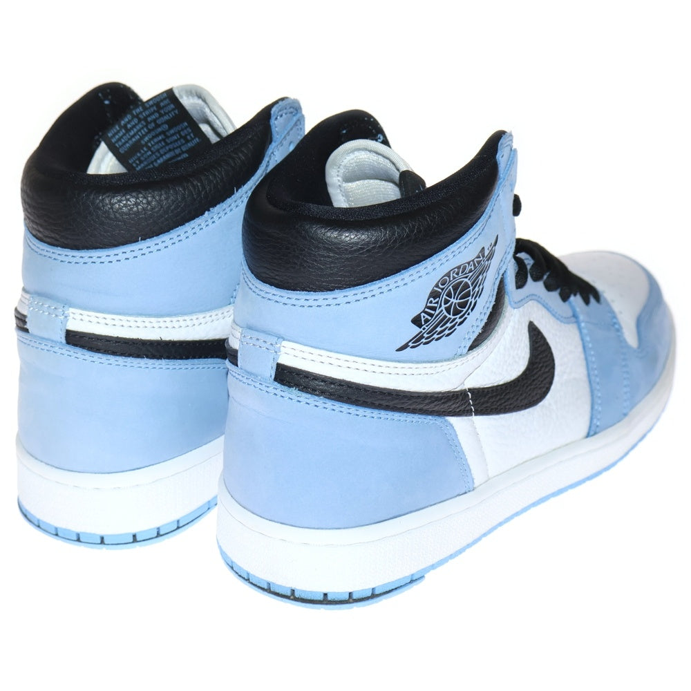 NIKE(ナイキ) AIR JORDAN1 RETRO HIGH OG エアジョーダン1 ユニバーシティブルー ハイカットスニーカー ブルー US9/27cm 555088-134