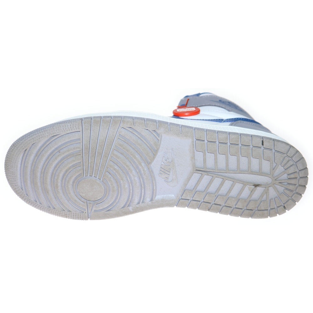 NIKE(ナイキ) AIR JORDAN1 RETRO HIGH OG エアジョーダン1 トゥルーブルー ハイカットスニーカー ブルー US9/27cm DZ5485-410