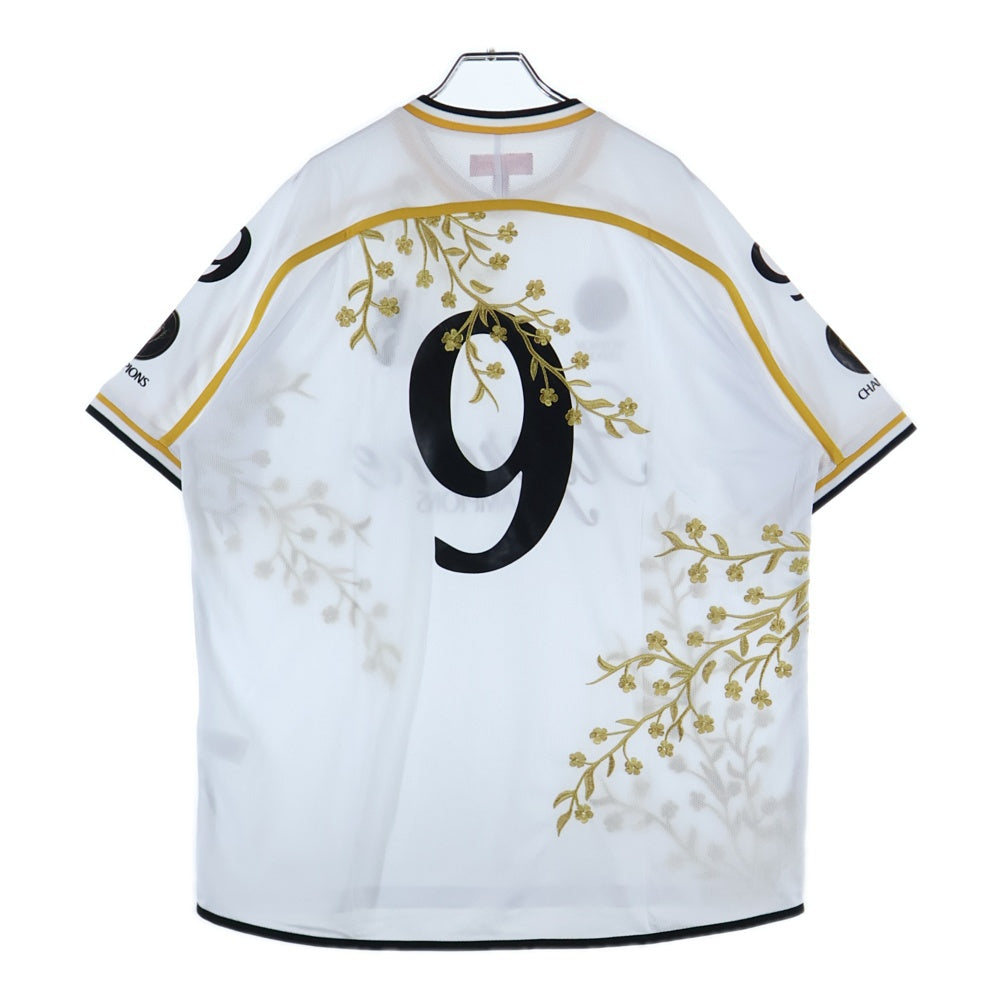 SUPREME(シュプリーム) 25AW Floral Soccer Jersey フローラルサッカージャージー 半袖ユニフォームTシャツ ホワイト