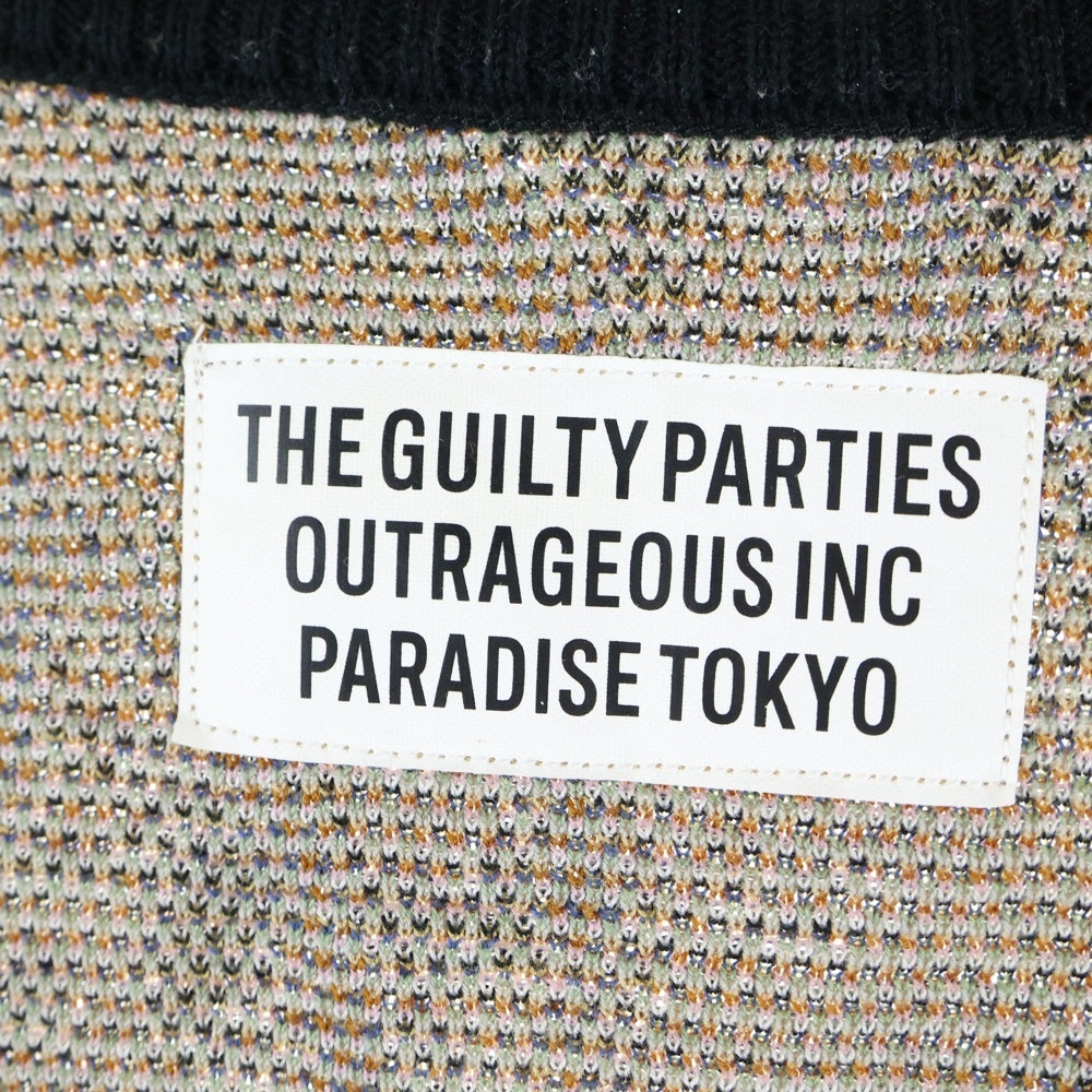 WACKO MARIA(ワコマリア) TIM LEHI JACQUARD CARDIGAN ティムリーハイ 虎柄 ジャガードカーディガン ブラウン